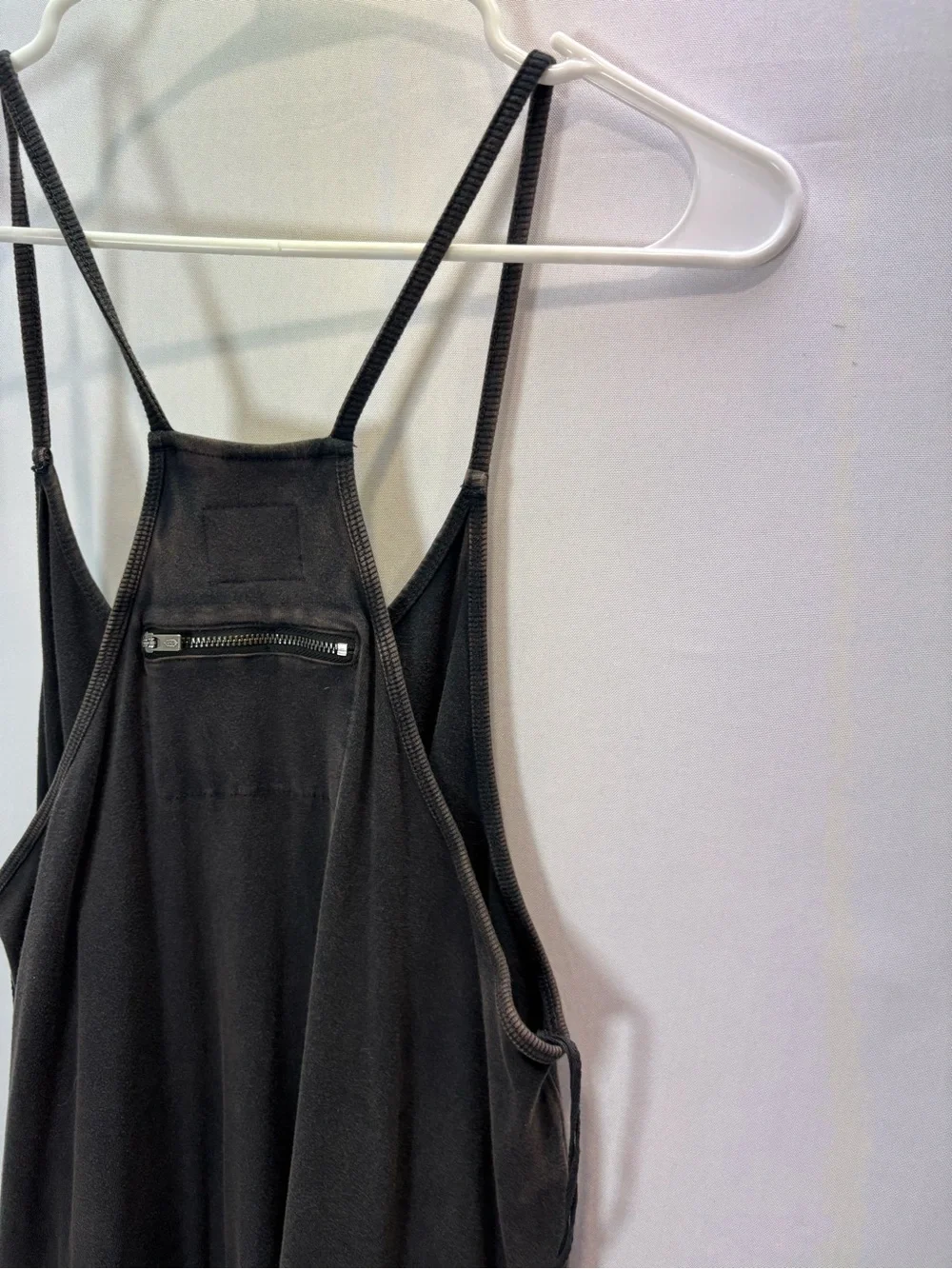 Free People Movement Jumpsuit Romper Black XS Harem Pockets Stretch NWT